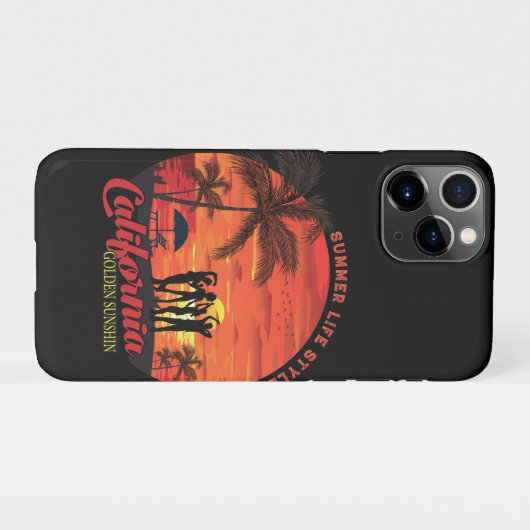 Summer Life Style iPhone Hülle (Rückseite (Horizontal))