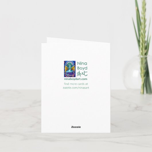 Summer Light Grußkarte Dankeskarte (Rückseite)