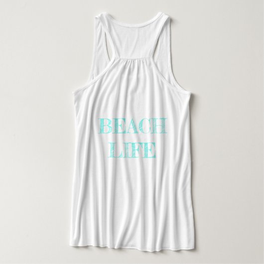 Summer Lighthouse 3; Women's Flowy Tank Top (Design Rückseite)