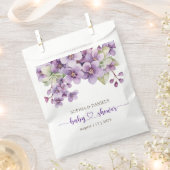 Summer Lila Violet Blume Kinderdusche Geschenktütchen (Ausgeschnitten)