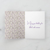 Summer Lilac Collection zum Geburtstag Karte (Innenseite)