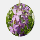 Summer Lilac und Daisies Keramik Ornament (Links)