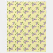 Summer Lilacs Soft Fleece Blanket (Vorderseite)