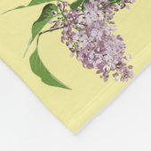 Summer Lilacs Soft Fleece Blanket (Ecke)