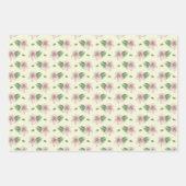 Summer Lily Floral Seamless Pattern Geschenkpapier Set (Vorderseite 3)