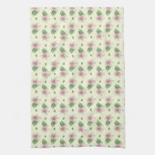 Summer Lily Floral Seamless Pattern Geschirrtuch (Vertikal)