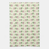 Summer Lily Floral Seamless Pattern Geschirrtuch (Vertikal)
