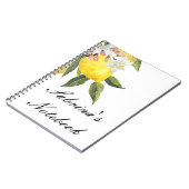 Summer Limoncello Brautparty Notebook Notizblock (Linke Seite)