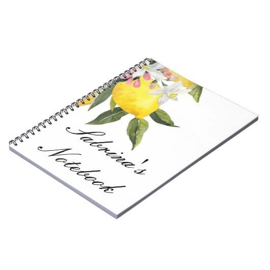 Summer Limoncello Brautparty Notebook Notizblock (Linke Seite)