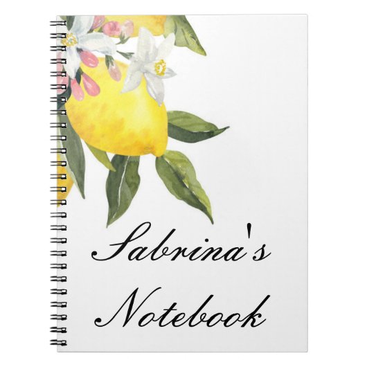 Summer Limoncello Brautparty Notebook Notizblock (Vorderseite)