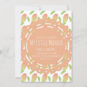 Summer Little Mango Tropical Einladung (Vorderseite)