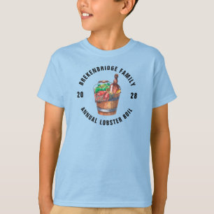 Summer Lobster Boil Annual Event Family Party T-Shirt