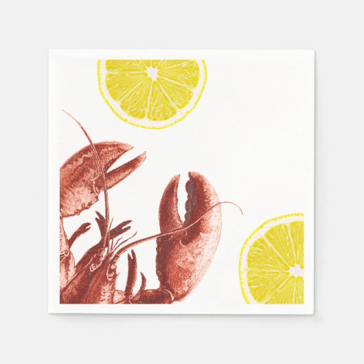 Summer Lobster Boil Party Serviette (Vorderseite)