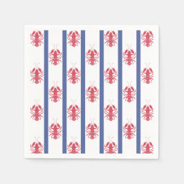 Summer Lobster Theme Paper Napkin Serviette