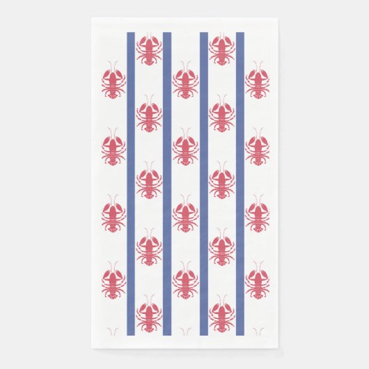 Summer Lobster Theme Serviette (Vorderseite)