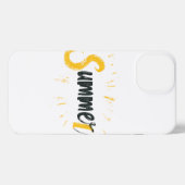Summer Logo - Summer Text Design iPhone Hülle (Rückseite (Horizontal))