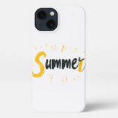 Summer Logo - Summer Text Design iPhone Hülle (Rückseite)