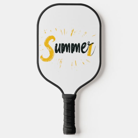 Summer Logo - Summer Text Design Pickleball Schläger (Vorderseite)