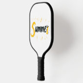 Summer Logo - Summer Text Design Pickleball Schläger (Links)