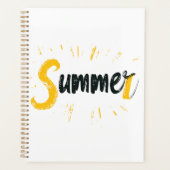 Summer Logo - Summer Text Design Planer (Vorderseite)