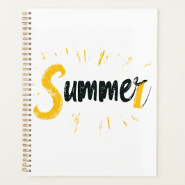 Summer Logo - Summer Text Design Planer