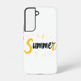 Summer Logo - Summer Text Design Samsung Galaxy Hülle