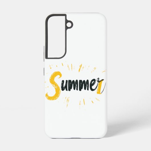 Summer Logo - Summer Text Design Samsung Galaxy Hülle (Rückseite)