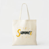 Summer Logo - Summer Text Design Tragetasche (Vorne)