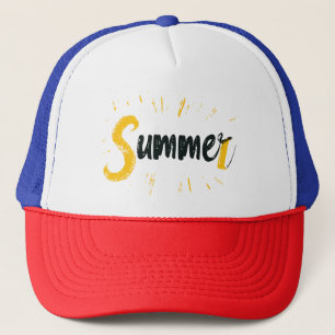 Summer Logo - Summer Text Design Truckerkappe