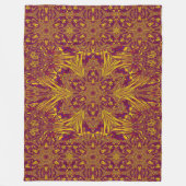 Summer Lotus Fleece Blanket (Vorderseite)