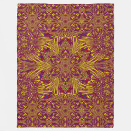 Summer Lotus Fleece Blanket