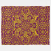 Summer Lotus Fleece Blanket (Vorderseite (Horizontal))