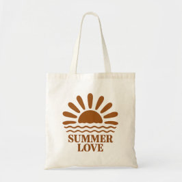 Summer Love Retro Tote Bag Tragetasche