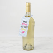 Summer Lovin Bride & Company Dusche Brautparty Flaschenanhänger (Angewinkelt)