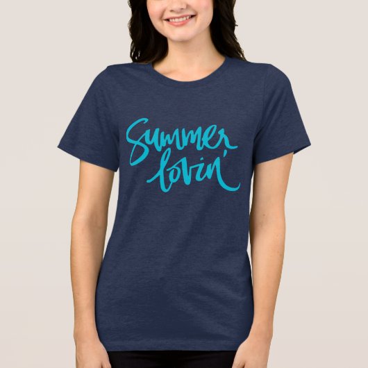 Summer lovin' Tri-Blend shirt (Vorderseite)