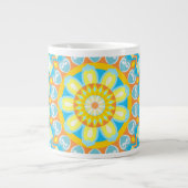 Summer Mandala Jumbo-Tasse (Vorderseite)