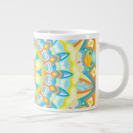 Summer Mandala Jumbo-Tasse (Rechts)
