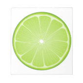 Summer Margarita Party Limon Notepad Notizblock (Vorderseite)