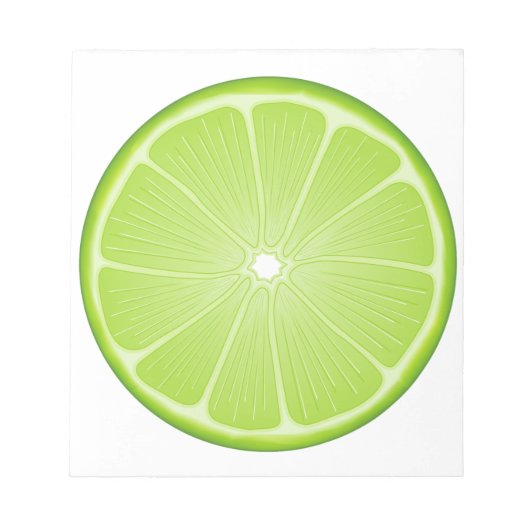 Summer Margarita Party Limon Notepad Notizblock (Vorderseite)
