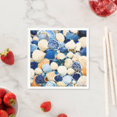 Summer Marine Seashells Serviette (Beispiel)