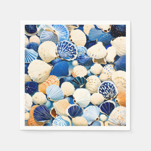 Summer Marine Seashells Serviette