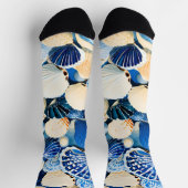 Summer Marine Seashells Socken (Oben)