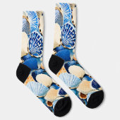 Summer Marine Seashells Socken (Rechts)