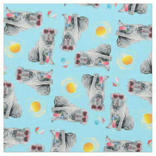 Summer Mastino Fabric Stoff