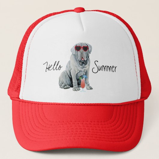 Summer Mastino Trucker Hat Truckerkappe (Vorderseite)