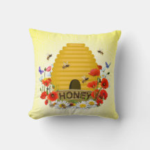 Summer Meadow Beehive und Honey Pot