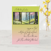 Summer Meadow Beileid Karte (Gelbe Blume)