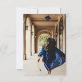 Summer Meadow Floral Abschluss Danke Karte (Rückseite)