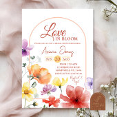 Summer Meadow Liebe in Bloom Brautparty Einladung