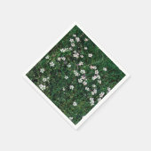 Summer Meadow Small White & Light Pink Wildblumen Serviette (Ecke)